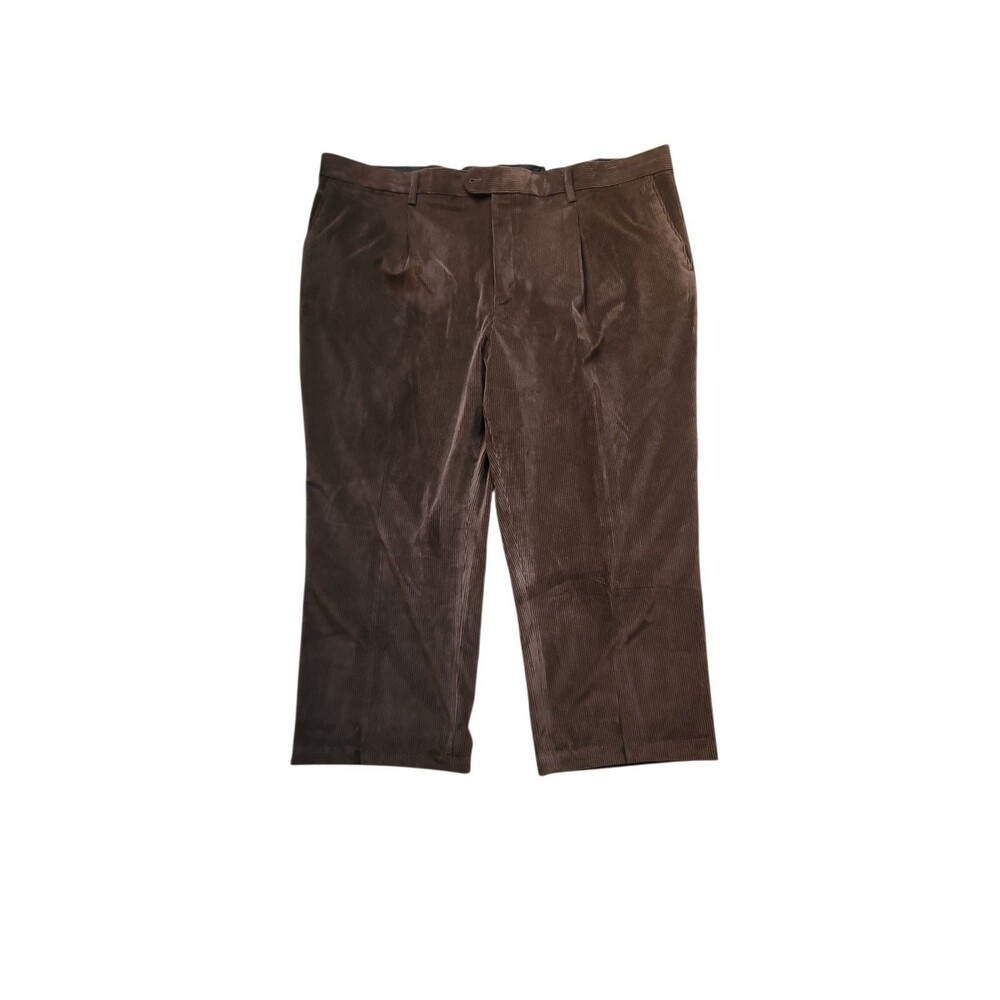 Haines & Bonner Of London Small Wale Corduroy Pants Mens 52 Long Brown Preppy